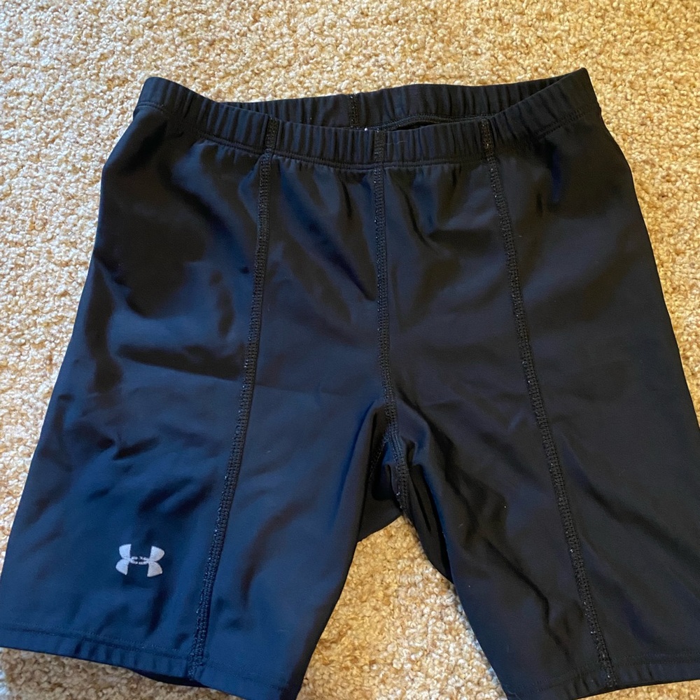 under armour biker shorts